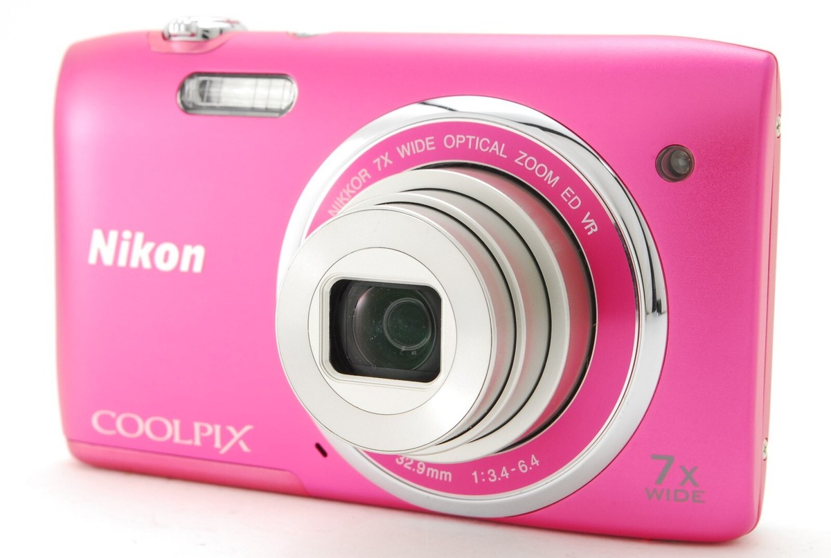 Nikon COOLPIX S3500 ピンク MINT] Nikon Coolpix S3500 20.1MP Pink 4x Compact Digital