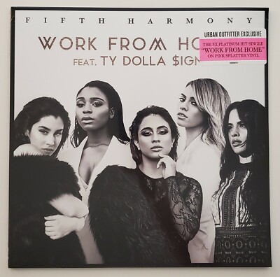 Fifth Harmony - Work From Home Single Album Record Vinyl Urban Outfitters NEW