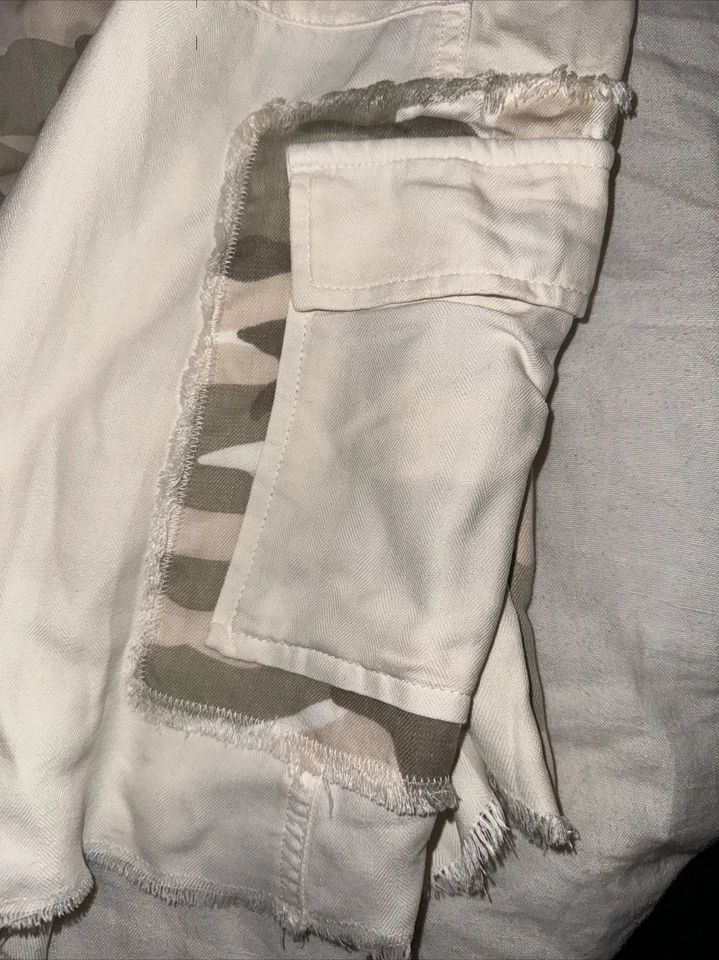 Falda Larga Da Nang Off White Y Camuflada Nueva Con Etiquetas Carga Seda Foto 2 de 4