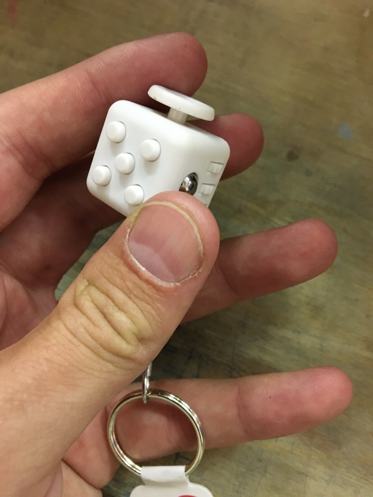 Lot Of 4 Mini Fidget EDC Cube Stress Anxiety Relief Desk Toys - See Desc.