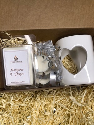  Handgefertigtes stark duftendes Sojawachs Schmelzt Brenner Geschenkset Geburtstag/Feier