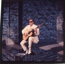 This is Tom Jones Show Jose Feliciano playing guitar Original 2 1/4 Transparency
