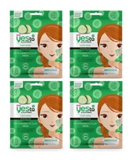 Yes To Cucumbers Soothing for Sensitive Skin DIY Powder to Clay Mask, 1 Ct (4Pk)