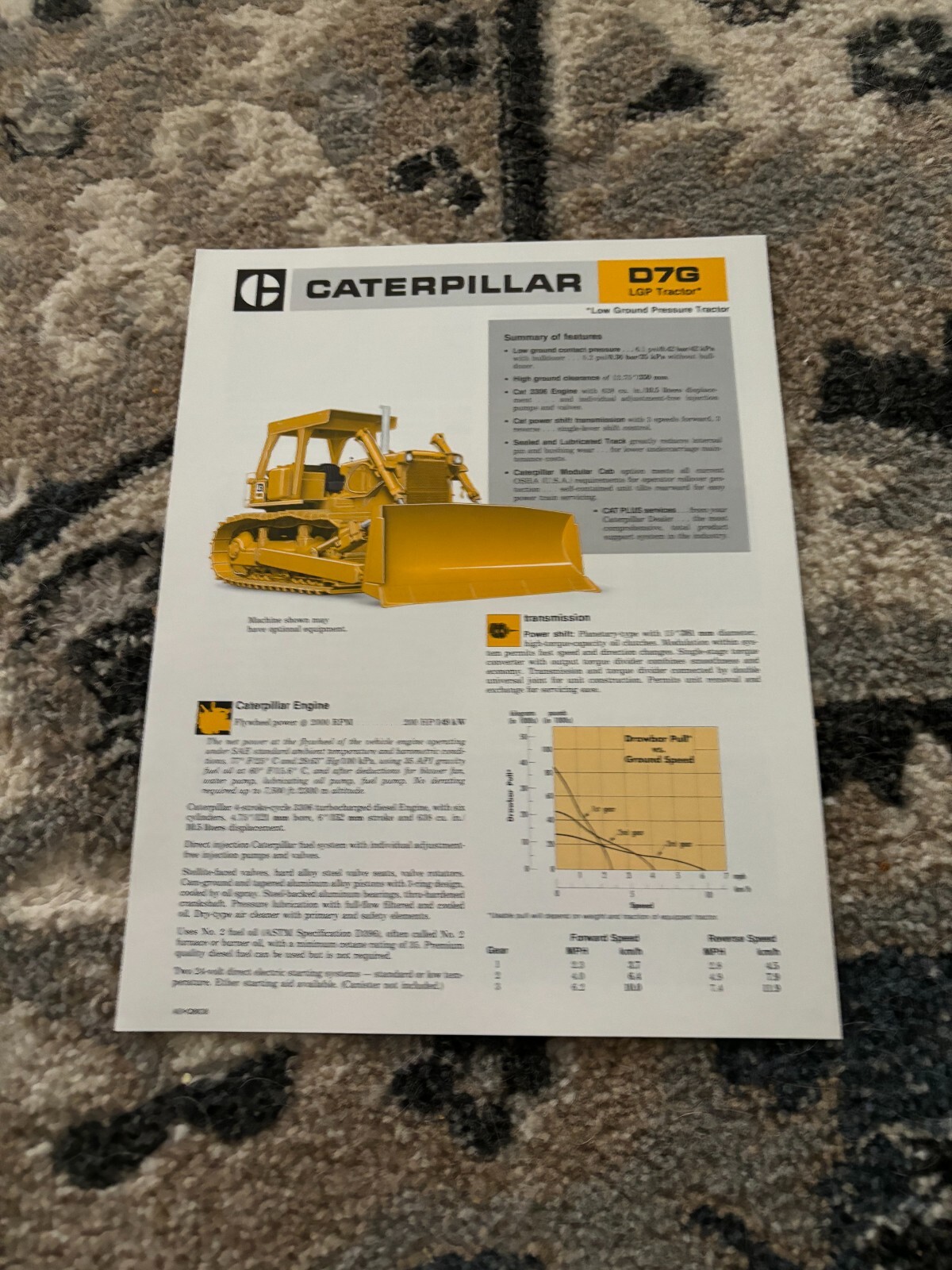 caterpillar-cat-d7g-crawler-tractor-dozer-brochure-fcca24-ebay