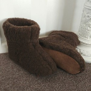 Brownie Pura Lana De Oveja Botas Zapatillas de piel de oveja de ante suela  Mujer Damas Para Hombre | eBay