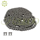 10 Feet Carbon Steel #40 Roller Chain With 2 Connecting Links