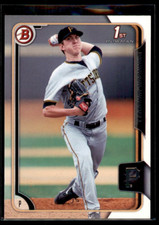 2015 Bowman Draft Brandon Waddell #77 Pittsburgh Pirates