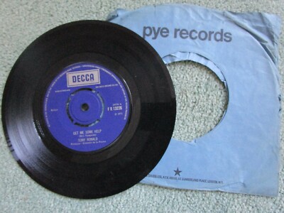 Tony Ronald    Help (Get Me Some Help) Label: Decca F R 13226 Vinyl 7inch Single