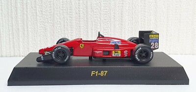 1/64 Kyosho FERRARI F1 1987 F1-87 #28 GERHARD BERGER diecast car