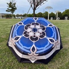 Genshin Impact Wanderer Balladeer Cosplay Fold Travel Rain Sun Umbrella Gift 1PC