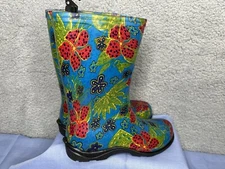 Sloggers Women's Size 6 Midsummer Blue Boots - New