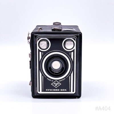 Vintage Agfa Synchro Box Camera Camera Made in Germany | Black