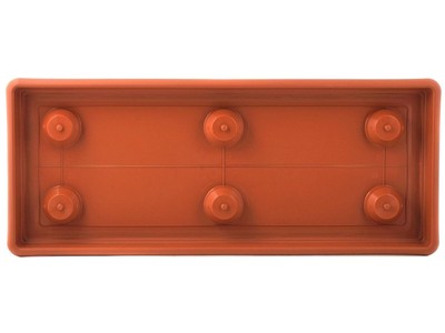Under Flowerpot Mediterranean CMS 100 Brown Stefanplast