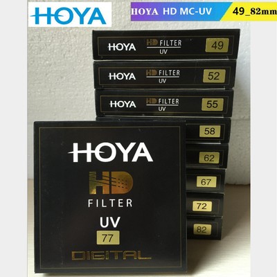 Hoya HD UV 49mm-82mm Filter Digital High Definition Coating for Canon Sony Lens