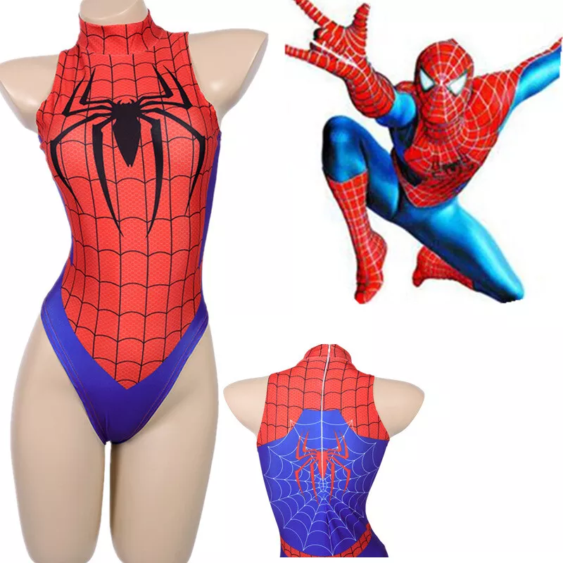 The Amazing Spider Man Swimwear Women One Piece Swimsuit Spiderman