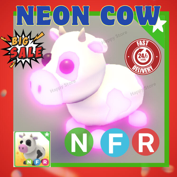 Roblox Adopt Me Pets NFR Neon Fly Ride Entrega Rápida - México - Foto 2