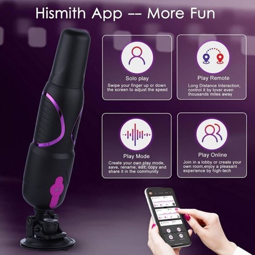 HiSmith Traveler Pro 3.0 Sex Machine Dildo App Remote Control KlicLok Portable - Picture 4 of 7