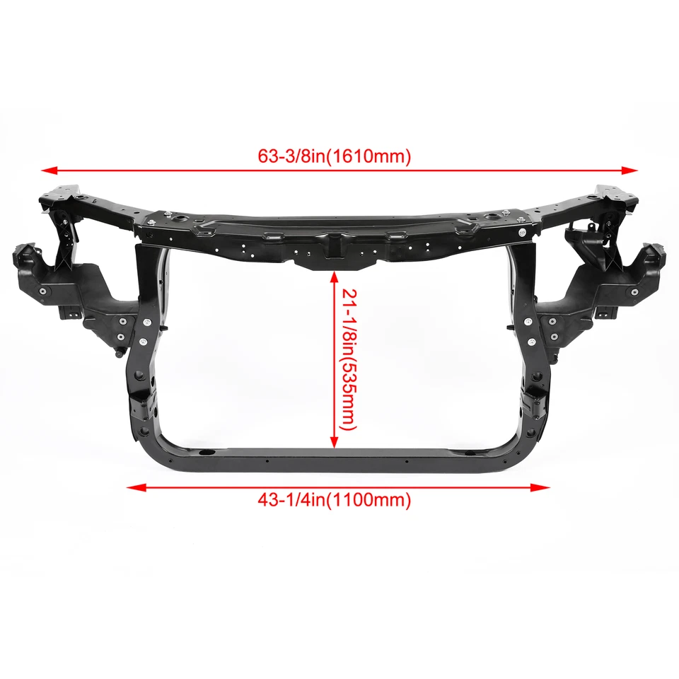 Radiator Support For 11-2021 22 Jeep Grand Cherokee Assembly With Closeout Panel Foto 3 de 4