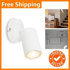 Image of Compact Adjustable Wall or Ceiling Light, Max 9W GU10 – Ideal for Modern Spaces
