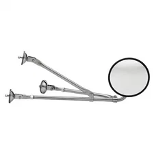 Grote 28443 Fender Mount Mirror, Stainless Steel