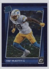 2021 Donruss Optic Rated Rookie Purple Stars Prizm 14/15 Tre' McKitty #284 0xh3