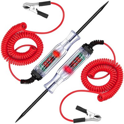 2pack Automotive Test Light Led Digital Circuit Tester Dc 3v48v Auto Electric Te