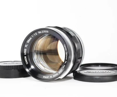 Canon 1:1.2 58mm FL LENS CANON of Review Quick 【並品】 F1.2 58mm FL CANON Camera INC Co., レンズ(単焦点)