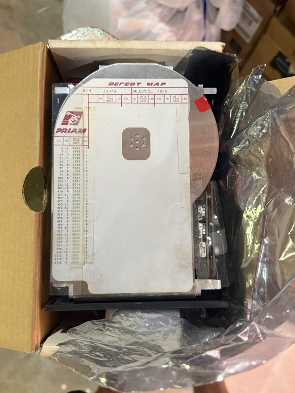 Priam Defect Map Model 519 Hard Drive Made In USA New In Box