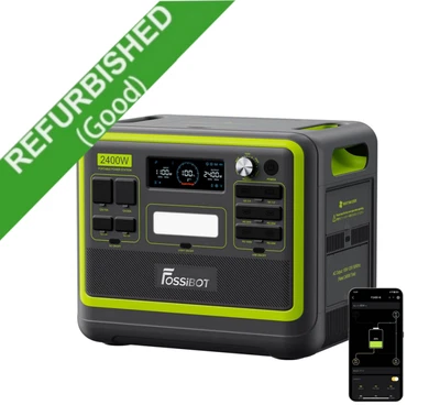 FOSSiBOT F2400 Portátil 2230V UPS Power Station 2048Wh 2400W Generador Solar WiFi