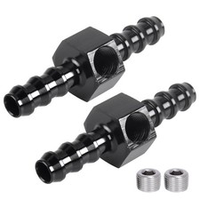 516 Barb Inline Fuel Pressure Gauge Fitting Adapter With 18 Npt Plug Fitting 516 Barb Inline Fuel Pressure Gauge Fitting Adapter With 18 Npt Plug Fitting