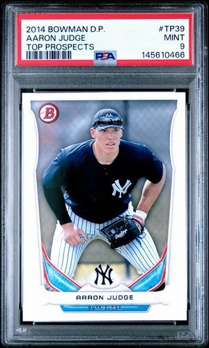 AARON JUDGE 2014 BOWMAN DRAFT PICKS DP TOP PROSPECTS #TP39 PSA 9 MINT 🔥 MVP