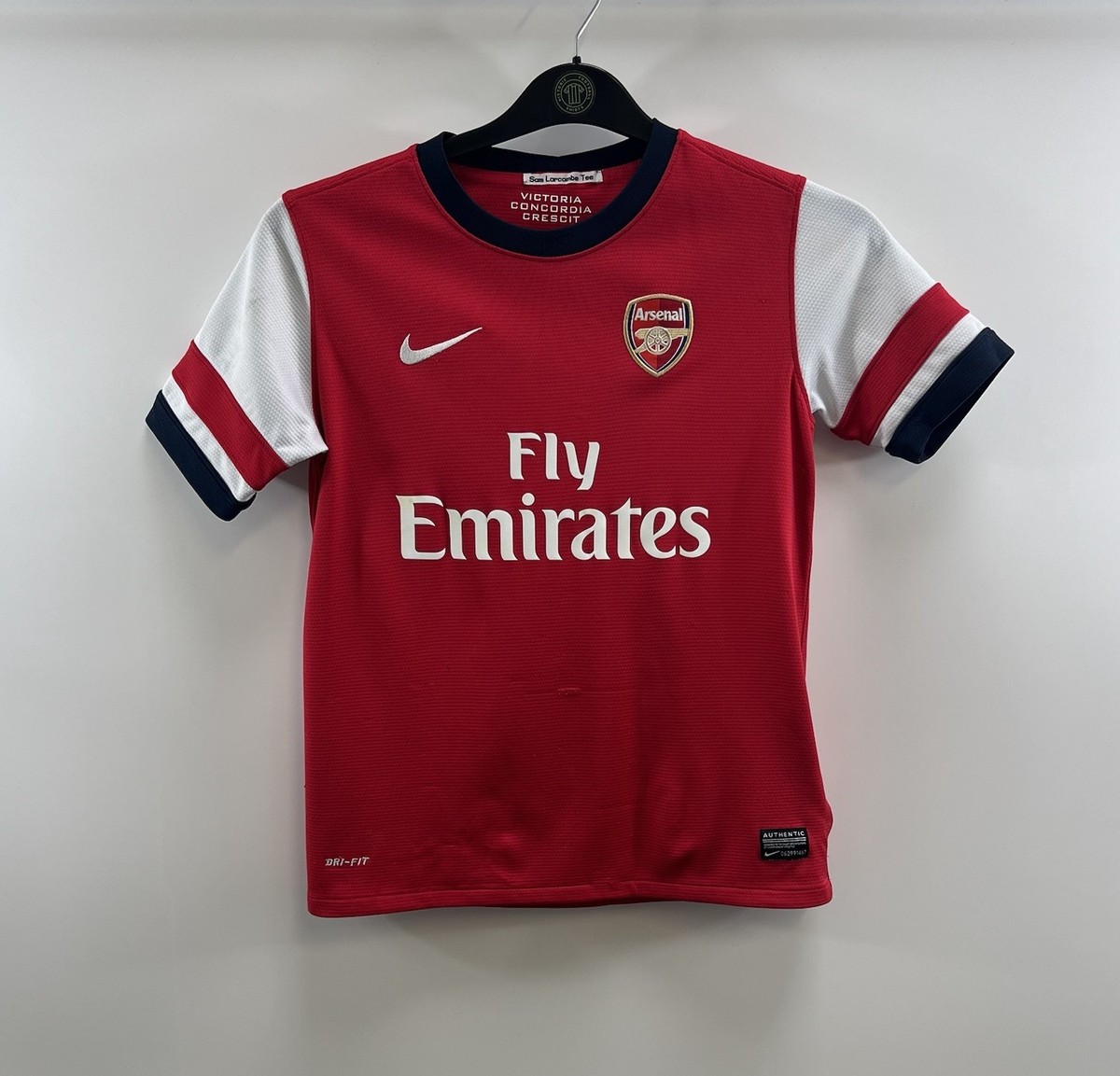 Arsenal S.Cazorla 19 Home Football Shirt 2012/14 Children's 10/12