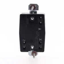 Hubbell 71220FR Bryant Twist Turn Locking Receptacle Outlet L12-20R 20A 480V 3Ø