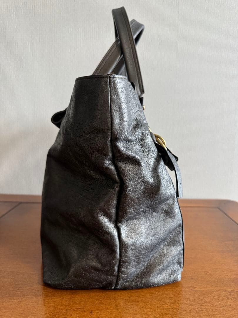 Authentic Chloe Eclipse Leather Tote Shoulder Bag… - image 6