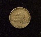 1857 Flying Eagle Cent with Doubling of the EYE and "CA" — photo 2