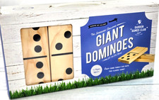 Club de Juegos de Jardín Dominó Gigante Madera 6" X 3" Exterior Super Tamaño