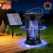 Rechargeable Solar Bug Zapper with 5.5W Solar...