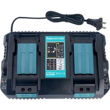 Makita DC18RD Dual Fast Charger for 18V/36V Batteries - Efficient Power Solution