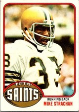 1976 Topps Mike Strachan  Rookie 353 New Orleans Saints