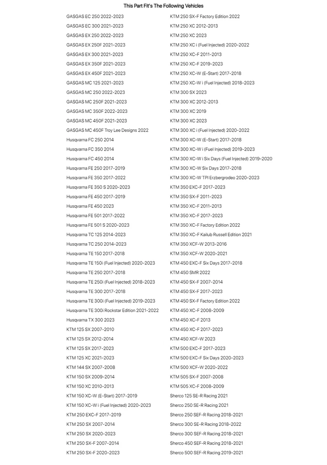 Llave de tapa de horquilla Race Tech para Husqvarna Fe 350 S 2020-2023 Foto 2 de 2