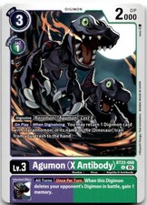 Agumon (X Antibody) BT22-068 U Cyber Eden Uncommon Digimon Card Game NM/M