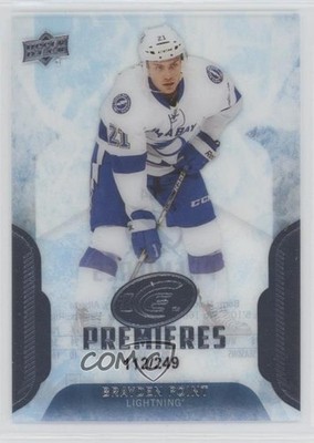 2016 Upper Deck Ice Premieres 112/249 Level 2 Brayden Point #184 Rookie RC 4p5