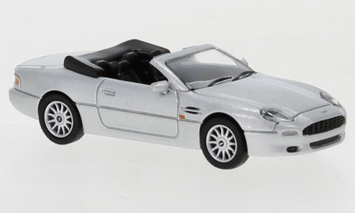 Brekina PCX870145 - 1/87 Aston Martin DB7 Volante, Silver, RHD, 1994 - New
