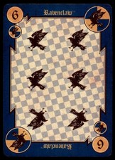 2015 Harry Potter Warner Bros. Hogwarts Crests Ravenclaw Poker Card 6