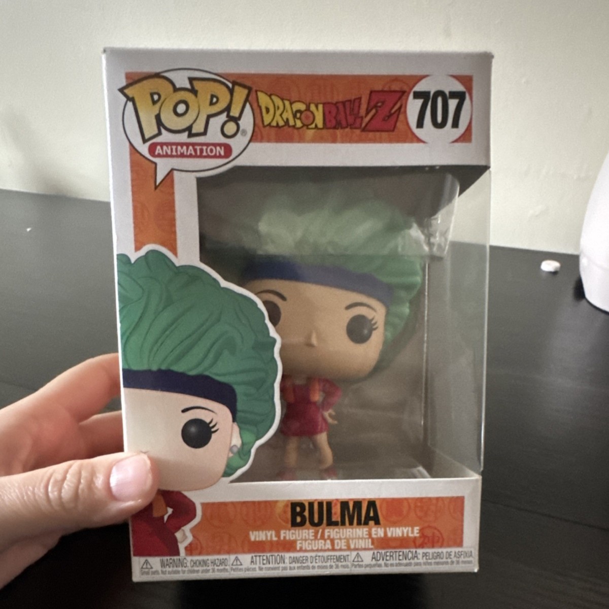 Funko Pop! Vinyl Dragon Ball Z Bulma #707 Animation Vinyl Figure