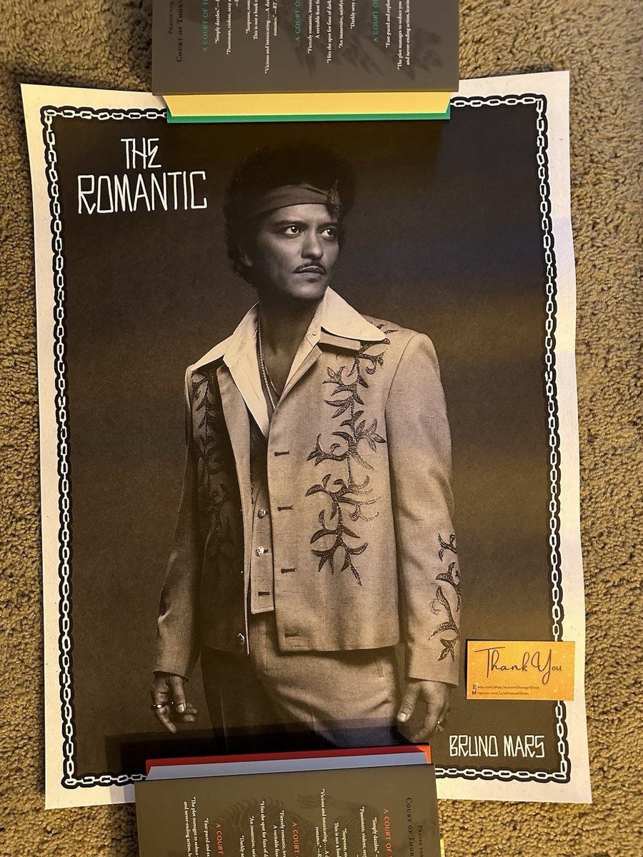 Bruno Mars The Romantic Album Release Listening Party Promo Poster