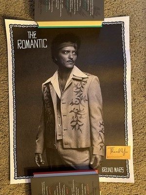 Bruno Mars ポスター　トートバッグ限定品　ザロマンティック Bruno Mars ポスター トートバッグ限定品 ザロマンティック Bruno Mars