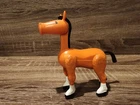 Fisher Price Vintage Little People Brown Horse with Ears & Tail Great Condition