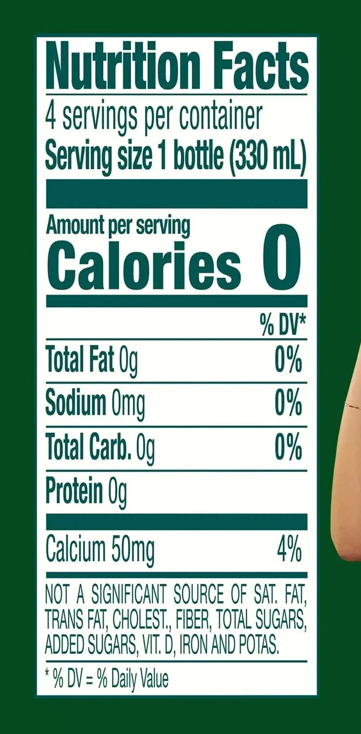 Perrier Natural Mineral Carbonated Water  11 Oz Glass Bottles - Pack of 12