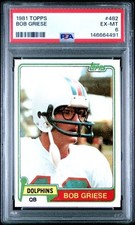 1981 Topps #482 - BOB GRIESE - PSA 6 !!